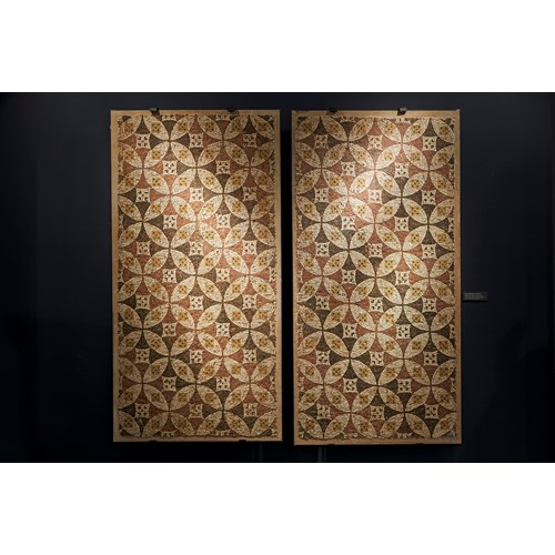 A pair of early Byzantine stone Mosaics